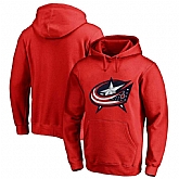 Columbus Blue Jackets Red All Stitched Pullover Hoodie,baseball caps,new era cap wholesale,wholesale hats